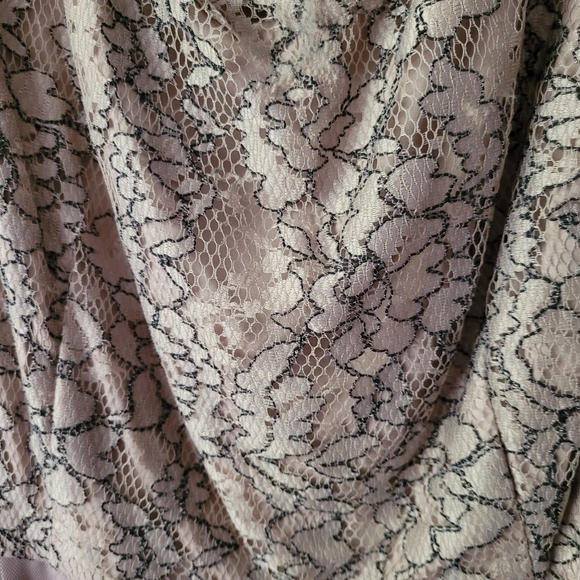 Gorgeous Cocoa Lace chiffon dress - Picture 3 of 4